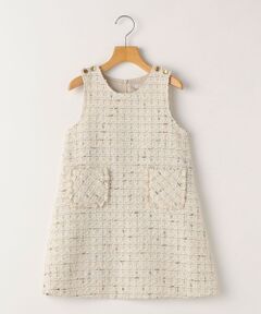 SHIPS / シップス ロング・マキシ丈ワンピース | SHIPS KIDS:100〜130cm / ツイード ジャンパー ワンピース