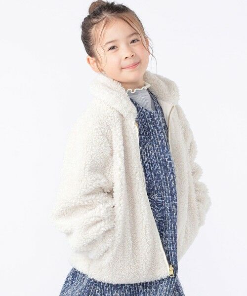 SHIPS / シップス ロング・マキシ丈ワンピース | SHIPS KIDS:100〜130cm / ツイード ジャンパー ワンピース | 詳細11