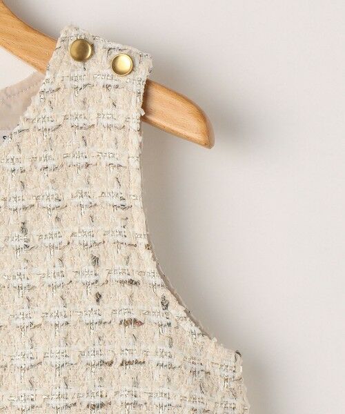 SHIPS / シップス ロング・マキシ丈ワンピース | SHIPS KIDS:140〜150cm / ツイード ジャンパー ワンピース | 詳細3