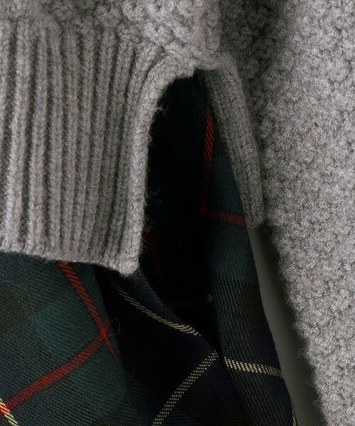 SHIPS / シップス ロング・マキシ丈ワンピース | SHIPS KIDS:100〜130cm /〈洗濯機可能〉ケーブルニット ドッキング ワンピース | 詳細15