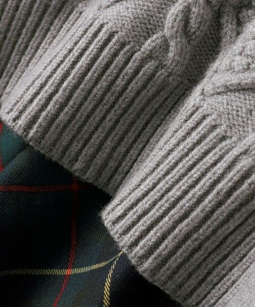 SHIPS / シップス ロング・マキシ丈ワンピース | SHIPS KIDS:100〜130cm /〈洗濯機可能〉ケーブルニット ドッキング ワンピース | 詳細18