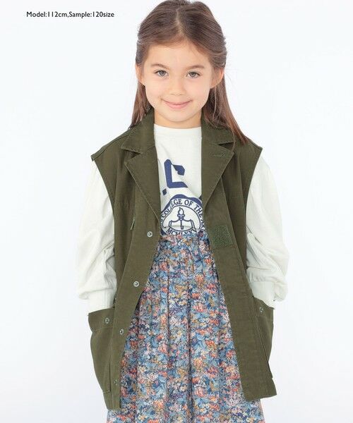 SHIPS / シップス ダウンジャケット・ベスト | 【SHIPS KIDS別注】GOLDENMILLS:100〜140cm / ミリタリー ベスト | 詳細10