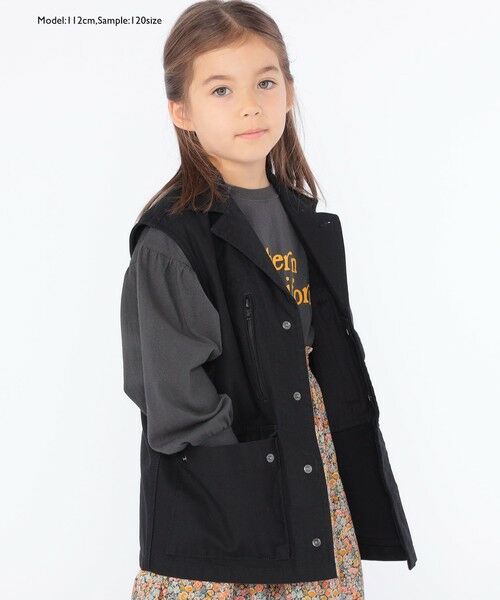 SHIPS / シップス ダウンジャケット・ベスト | 【SHIPS KIDS別注】GOLDENMILLS:100〜140cm / ミリタリー ベスト | 詳細6