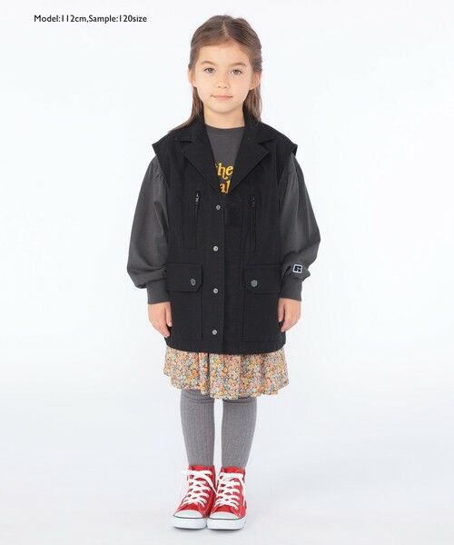 SHIPS / シップス ダウンジャケット・ベスト | 【SHIPS KIDS別注】GOLDENMILLS:100〜140cm / ミリタリー ベスト | 詳細7
