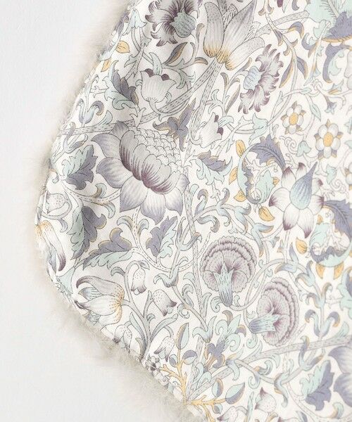 SHIPS / シップス ダウンジャケット・ベスト | SHIPS KIDS:100〜140cm / フェイクファー×リバティ ベスト | 詳細26