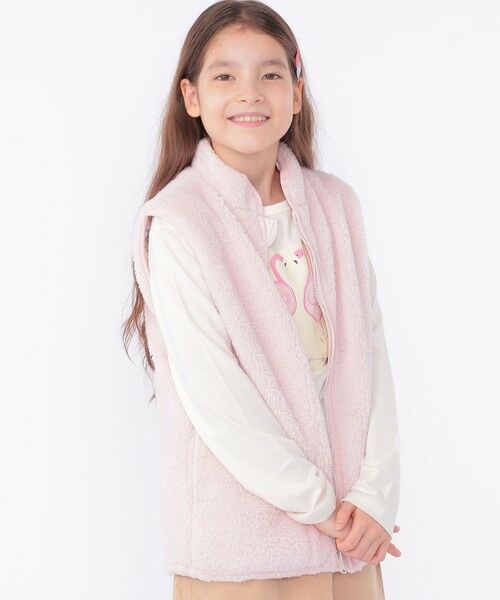 SHIPS / シップス ダウンジャケット・ベスト | SHIPS KIDS:140〜150cm /〈撥水/手洗い可能〉ボア リバーシブル ベスト | 詳細1