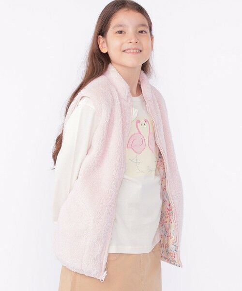 SHIPS / シップス ダウンジャケット・ベスト | SHIPS KIDS:140〜150cm /〈撥水/手洗い可能〉ボア リバーシブル ベスト | 詳細3