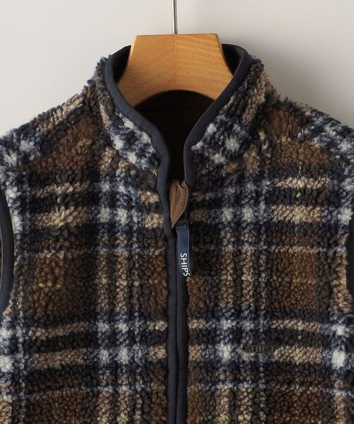 SHIPS / シップス ダウンジャケット・ベスト | SHIPS KIDS:100〜130cm /〈撥水/手洗い可能〉ボア リバーシブル ベスト | 詳細14