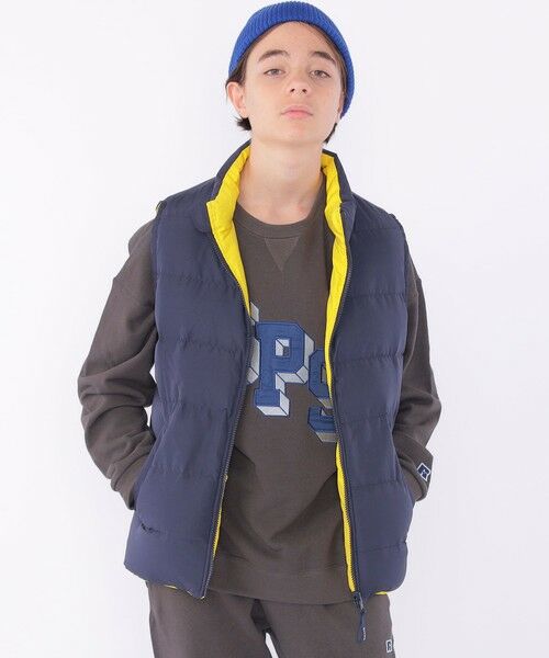 SHIPS / シップス ダウンジャケット・ベスト | SHIPS KIDS:145〜160cm / リサイクル ダウン ベスト | 詳細10