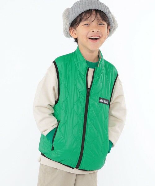 SHIPS / シップス ダウンジャケット・ベスト | 【SHIPS KIDS別注】WILD THINGS:100〜125cm / リバーシブル ベスト | 詳細1