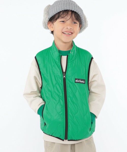 SHIPS / シップス ダウンジャケット・ベスト | 【SHIPS KIDS別注】WILD THINGS:100〜125cm / リバーシブル ベスト | 詳細2