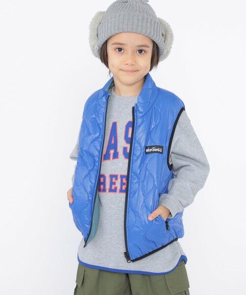 SHIPS / シップス ダウンジャケット・ベスト | 【SHIPS KIDS別注】WILD THINGS:100〜125cm / リバーシブル ベスト | 詳細12