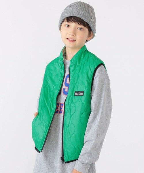SHIPS / シップス ダウンジャケット・ベスト | 【SHIPS KIDS別注】WILD THINGS:130〜170cm / キルティング リバーシブル ベスト | 詳細2
