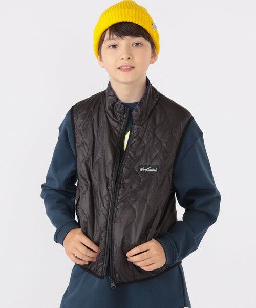 SHIPS / シップス ダウンジャケット・ベスト | 【SHIPS KIDS別注】WILD THINGS:130〜170cm / キルティング リバーシブル ベスト | 詳細22