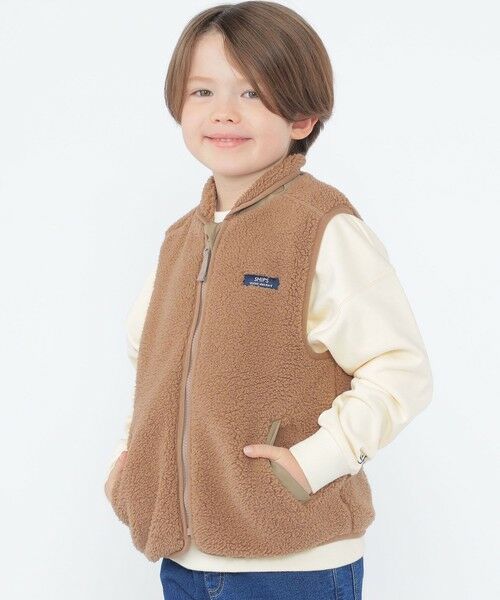 SHIPS / シップス ダウンジャケット・ベスト | SHIPS KIDS:100〜130cm/〈洗濯機可能〉ボア リバーシブル ベスト | 詳細20