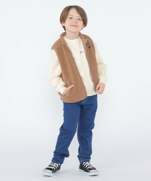 SHIPS / シップス ダウンジャケット・ベスト | SHIPS KIDS:100〜130cm/〈洗濯機可能〉ボア リバーシブル ベスト | 詳細26