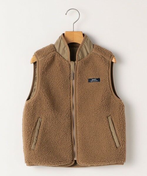 SHIPS / シップス ダウンジャケット・ベスト | SHIPS KIDS:100〜130cm/〈洗濯機可能〉ボア リバーシブル ベスト | 詳細27