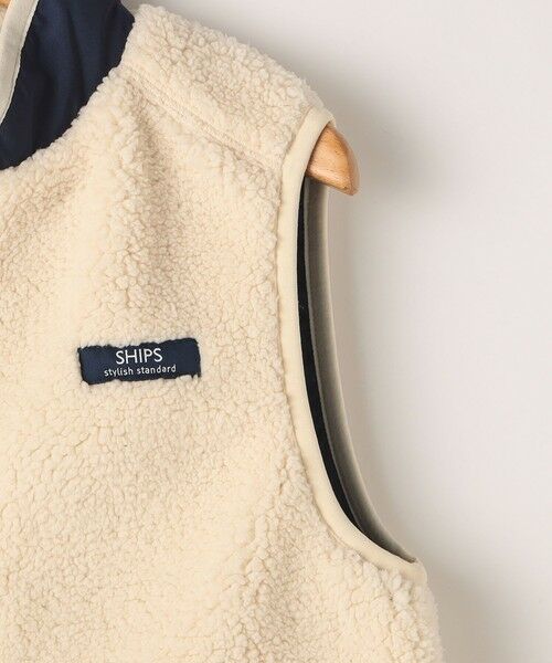 SHIPS / シップス ダウンジャケット・ベスト | SHIPS KIDS:140〜160cm/〈洗濯機可能〉ボア リバーシブル ベスト | 詳細3