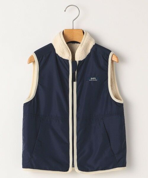 SHIPS / シップス ダウンジャケット・ベスト | SHIPS KIDS:140〜160cm/〈洗濯機可能〉ボア リバーシブル ベスト | 詳細5