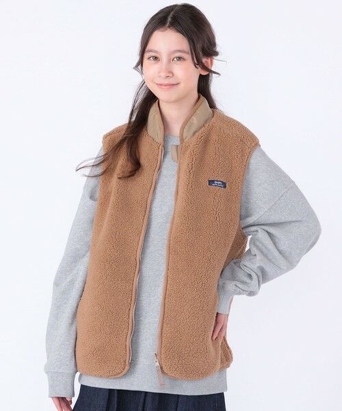 SHIPS / シップス ダウンジャケット・ベスト | SHIPS KIDS:140〜160cm/〈洗濯機可能〉ボア リバーシブル ベスト | 詳細19