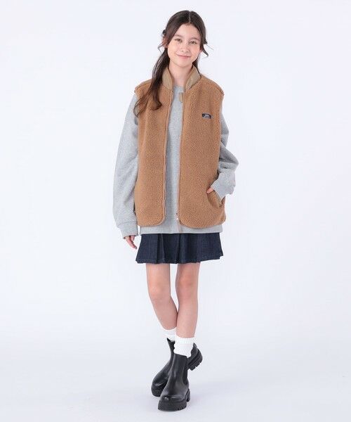 SHIPS / シップス ダウンジャケット・ベスト | SHIPS KIDS:140〜160cm/〈洗濯機可能〉ボア リバーシブル ベスト | 詳細21