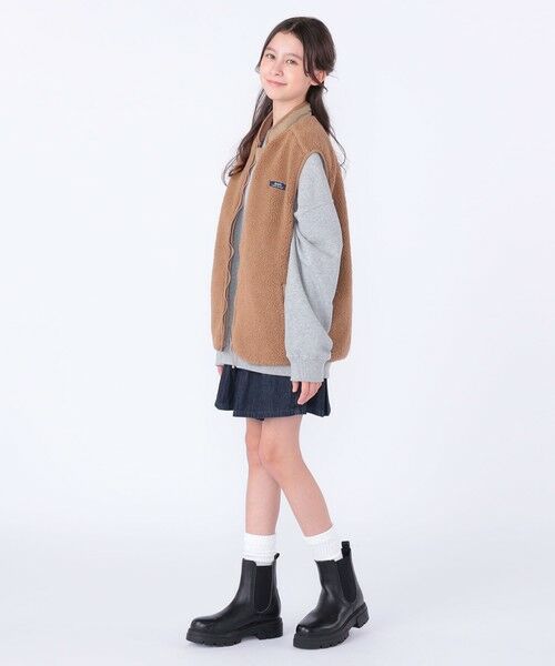 SHIPS / シップス ダウンジャケット・ベスト | SHIPS KIDS:140〜160cm/〈洗濯機可能〉ボア リバーシブル ベスト | 詳細22