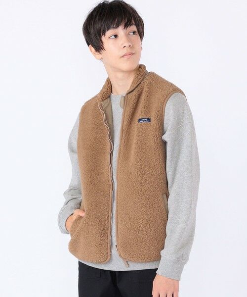 SHIPS / シップス ダウンジャケット・ベスト | SHIPS KIDS:140〜160cm/〈洗濯機可能〉ボア リバーシブル ベスト | 詳細10