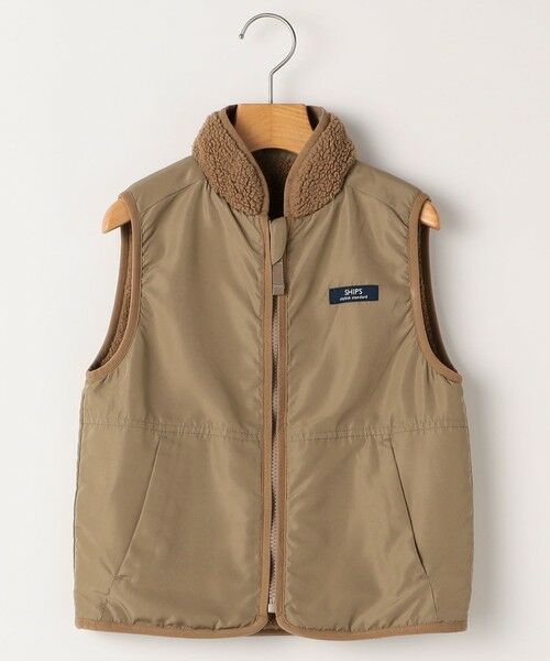 SHIPS / シップス ダウンジャケット・ベスト | SHIPS KIDS:140〜160cm/〈洗濯機可能〉ボア リバーシブル ベスト | 詳細24