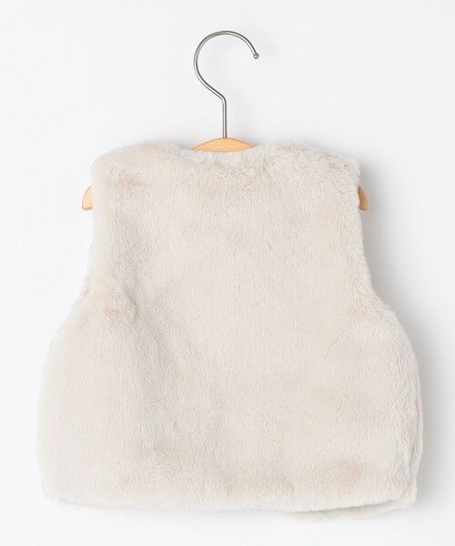 SHIPS / シップス ダウンジャケット・ベスト | SHIPS KIDS:85〜95cm / フェイクファー リバティ ベスト | 詳細1