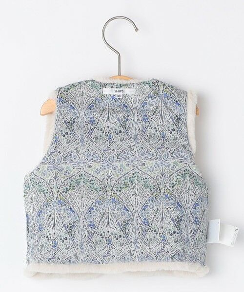 SHIPS / シップス ダウンジャケット・ベスト | SHIPS KIDS:85〜95cm / フェイクファー リバティ ベスト | 詳細3