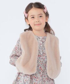 SHIPS / シップス ダウンジャケット・ベスト | SHIPS KIDS:100〜140cm / フェイクファー リバティ ベスト
