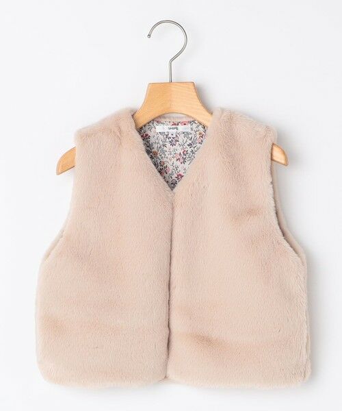 SHIPS / シップス ダウンジャケット・ベスト | SHIPS KIDS:100〜140cm / フェイクファー リバティ ベスト | 詳細20