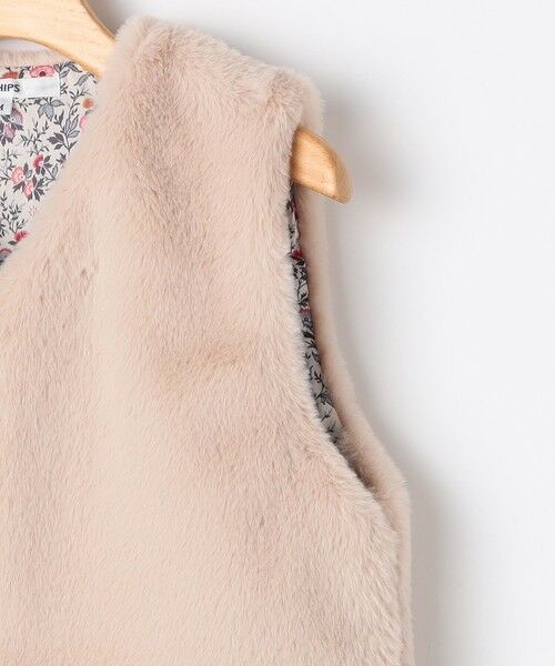 SHIPS / シップス ダウンジャケット・ベスト | SHIPS KIDS:100〜140cm / フェイクファー リバティ ベスト | 詳細25