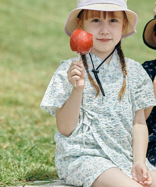 SHIPS / シップス その他アウター | 【WEB限定】SHIPS KIDS:100〜130cm / 花柄/トンボ柄 甚平 | 詳細1