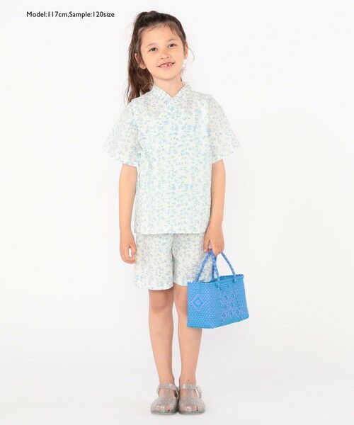 SHIPS / シップス その他アウター | 【WEB限定】SHIPS KIDS:100〜130cm / 花柄/トンボ柄 甚平 | 詳細14