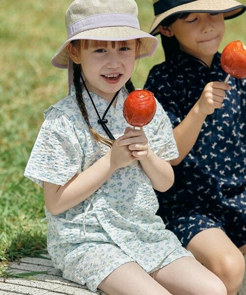 SHIPS / シップス その他アウター | 【WEB限定】SHIPS KIDS:100〜130cm / 花柄/トンボ柄 甚平 | 詳細3