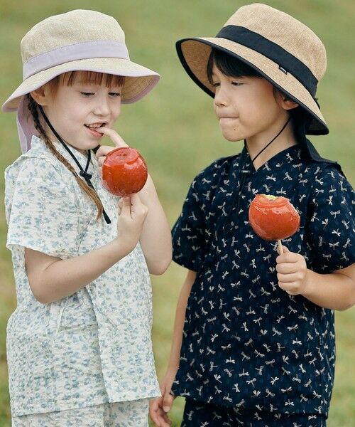 SHIPS / シップス その他アウター | 【WEB限定】SHIPS KIDS:100〜130cm / 花柄/トンボ柄 甚平 | 詳細4