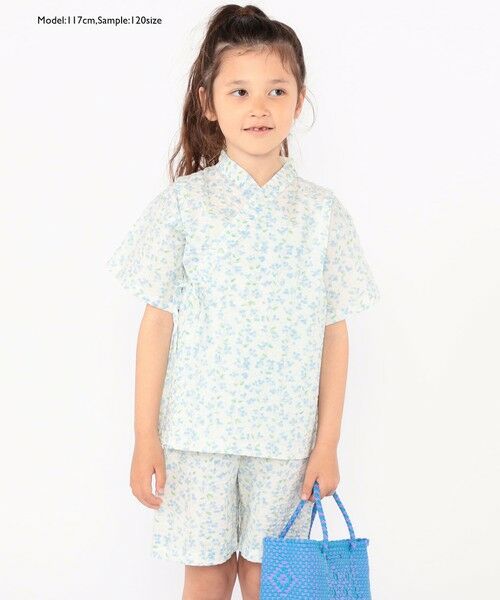 SHIPS / シップス その他アウター | 【WEB限定】SHIPS KIDS:100〜130cm / 花柄/トンボ柄 甚平 | 詳細6