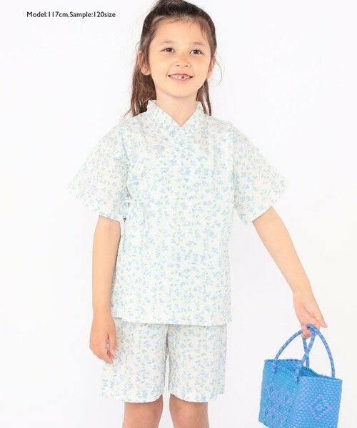SHIPS / シップス その他アウター | 【WEB限定】SHIPS KIDS:100〜130cm / 花柄/トンボ柄 甚平 | 詳細8