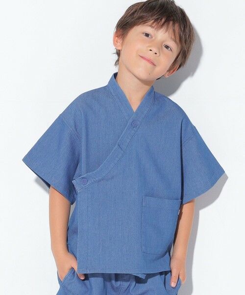 SHIPS / シップス その他アウター | SHIPS KIDS:100〜130cm / デニム 甚平 | 詳細6