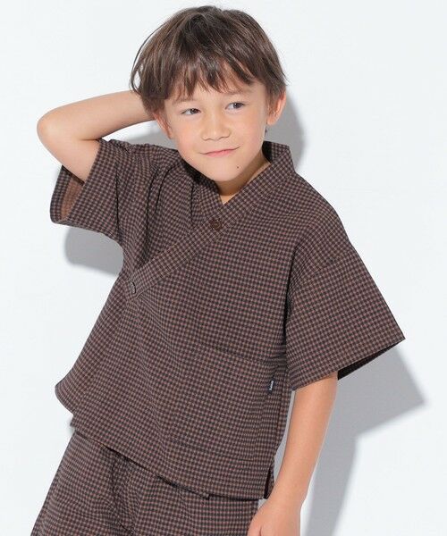 SHIPS / シップス その他アウター | SHIPS KIDS:100〜130cm /〈吸水速乾/UVカット〉チェック 甚平 | 詳細6