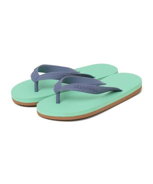 SHIPS / シップス サンダル | Hippobloo:22cm / BEACH SANDAL（ライトグリーン）