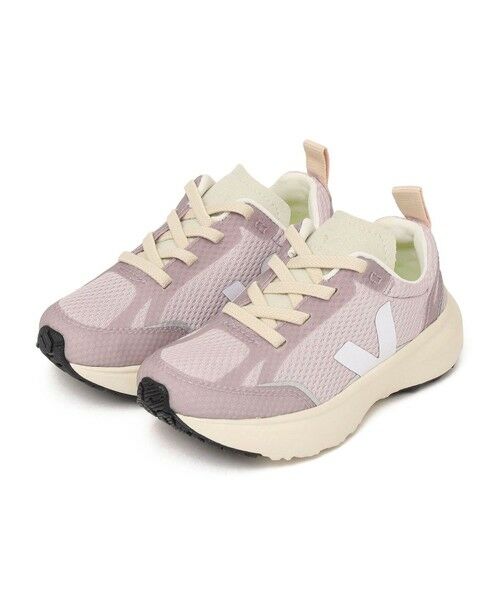 SHIPS/VbvX VEJA:CANARY ALVEOMESH PARME WHITE CbN 17