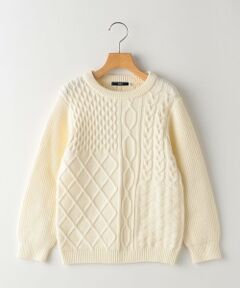 SHIPS / シップス シャツ・ブラウス | SHIPS KIDS:80〜90cm /〈手洗い可能〉ケーブル ニット