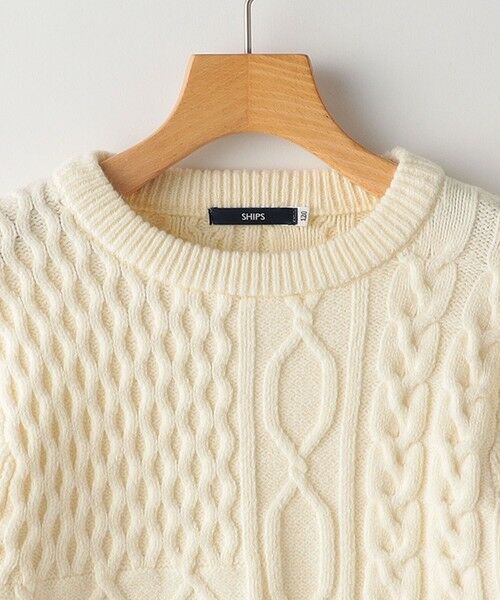 SHIPS / シップス シャツ・ブラウス | SHIPS KIDS:100〜130cm /〈手洗い可能〉ケーブル ニット | 詳細2