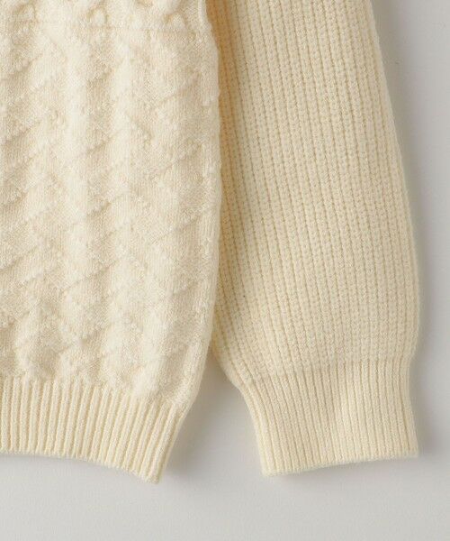 SHIPS / シップス シャツ・ブラウス | SHIPS KIDS:100〜130cm /〈手洗い可能〉ケーブル ニット | 詳細3