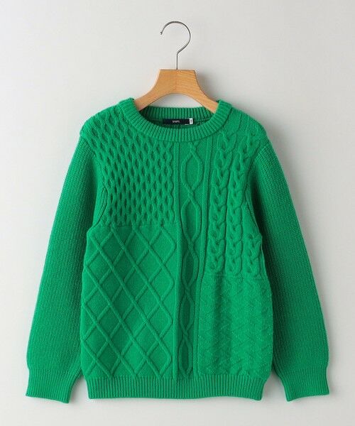 SHIPS / シップス シャツ・ブラウス | SHIPS KIDS:100〜130cm /〈手洗い可能〉ケーブル ニット | 詳細17