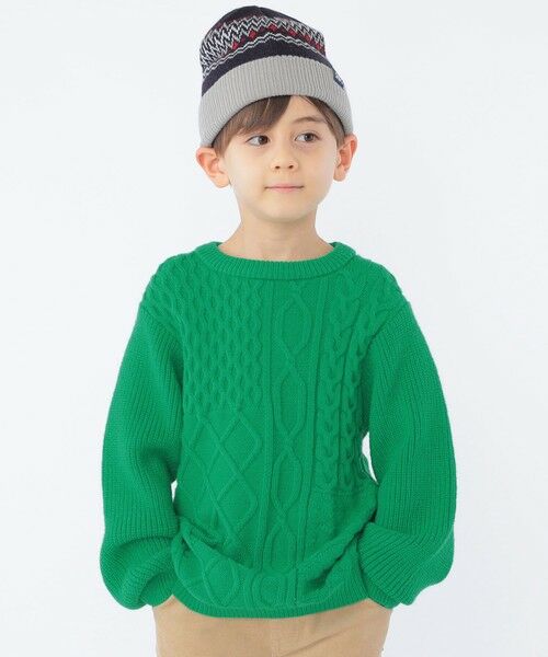 SHIPS / シップス シャツ・ブラウス | SHIPS KIDS:100〜130cm /〈手洗い可能〉ケーブル ニット | 詳細21