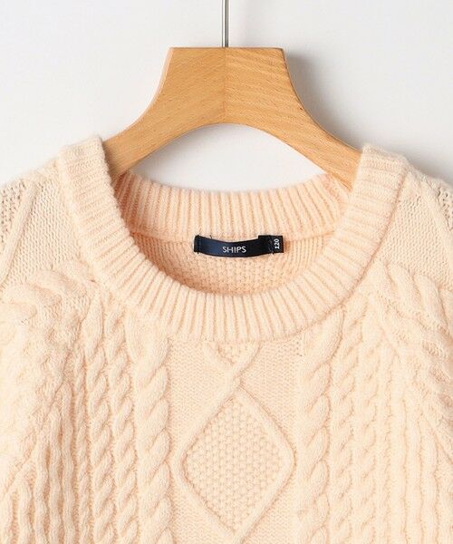 SHIPS / シップス シャツ・ブラウス | SHIPS KIDS:100〜130cm /〈洗濯機可能〉ケーブル ニット | 詳細2