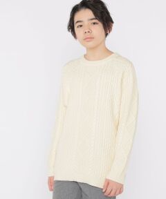 SHIPS / シップス シャツ・ブラウス | SHIPS KIDS:140〜160cm /〈洗濯機可能〉ケーブル ニット